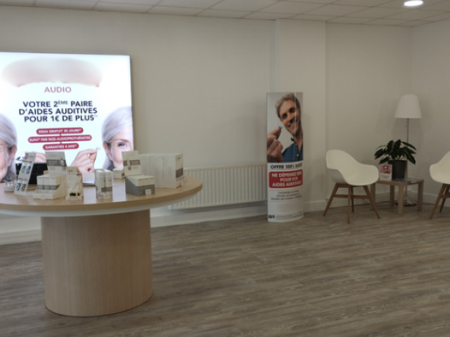 Aménagement d'un espace audio chez un opticien à Cesson Sévigné (35)